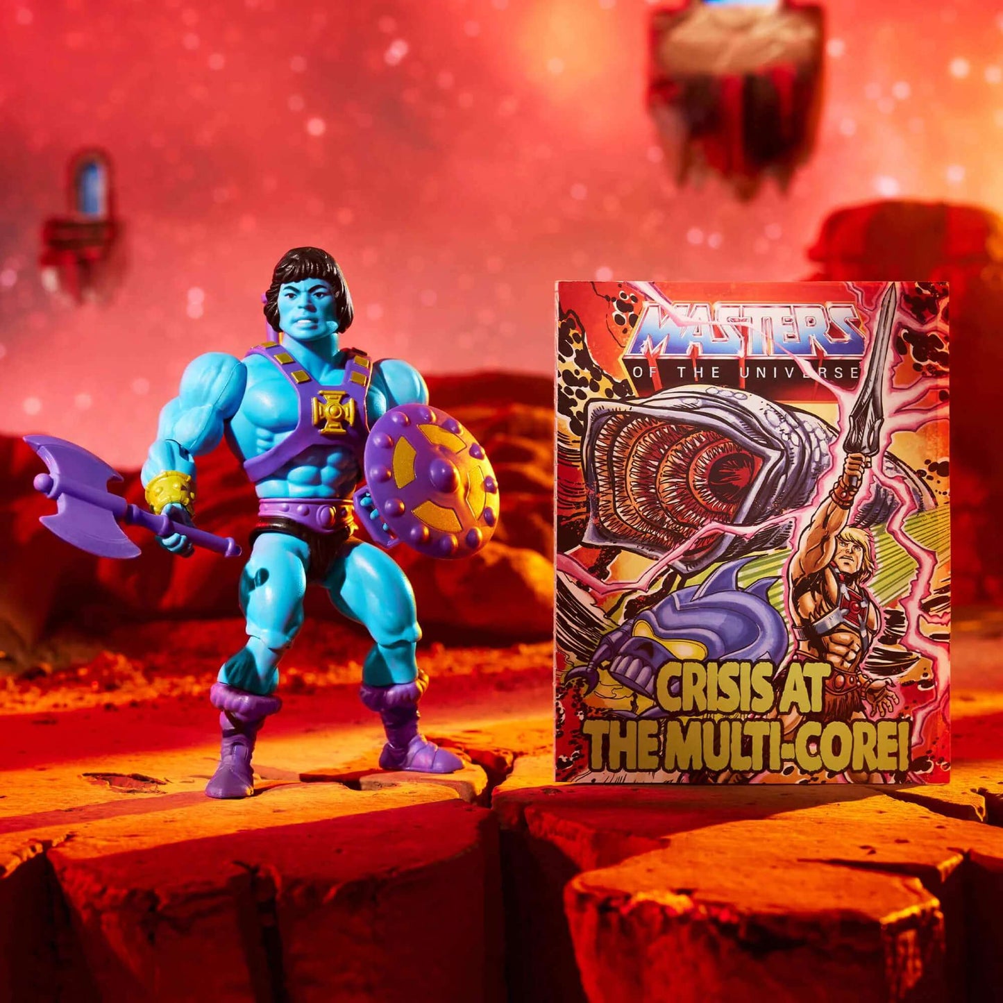 masters of the universe origins he skeletor action figure and comic