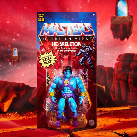 masters of the universe origins he skeletor front of package