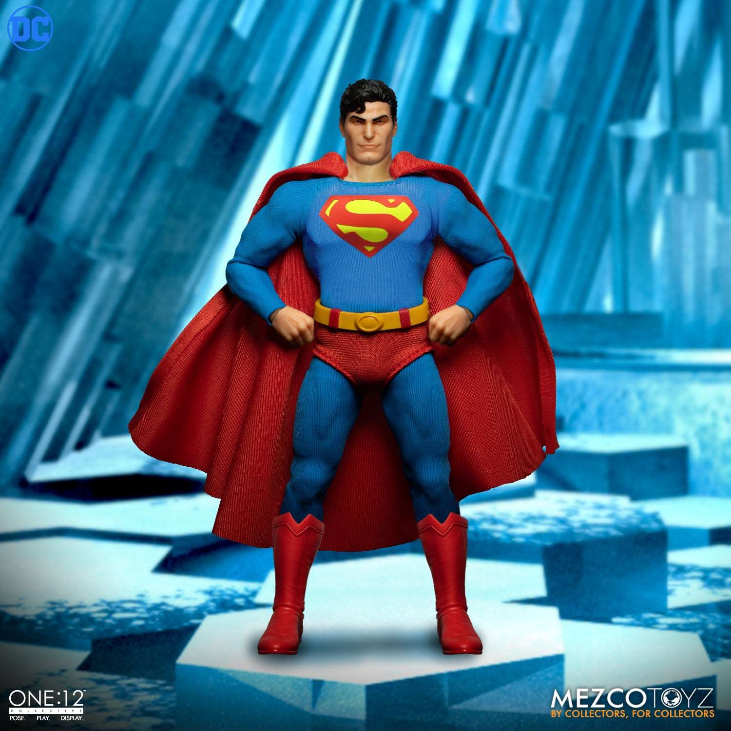 mezco one twelfth collective superman man of steel edition figure