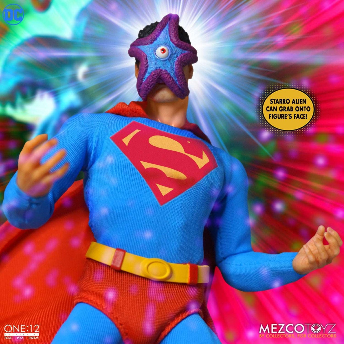mezco one twelfth collective superman man of steel edition figure starro accessory