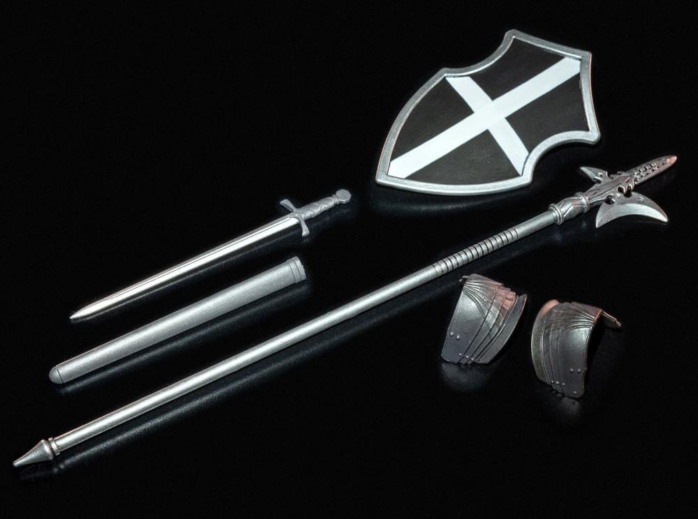 mythic legions deluxe legion builder deluxe dark templar accessories sword with scabbard shield halberd shoulder armor