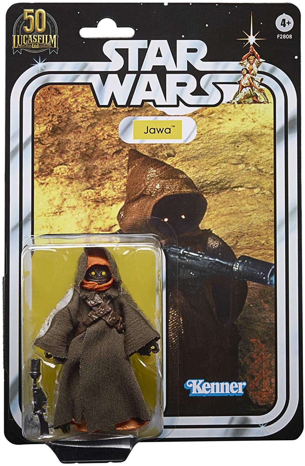 Star Wars The Black Series Jawa 6-Inch-Scale Lucasfilm 50th Anniversary Original Trilogy Collectible Figure in packaging