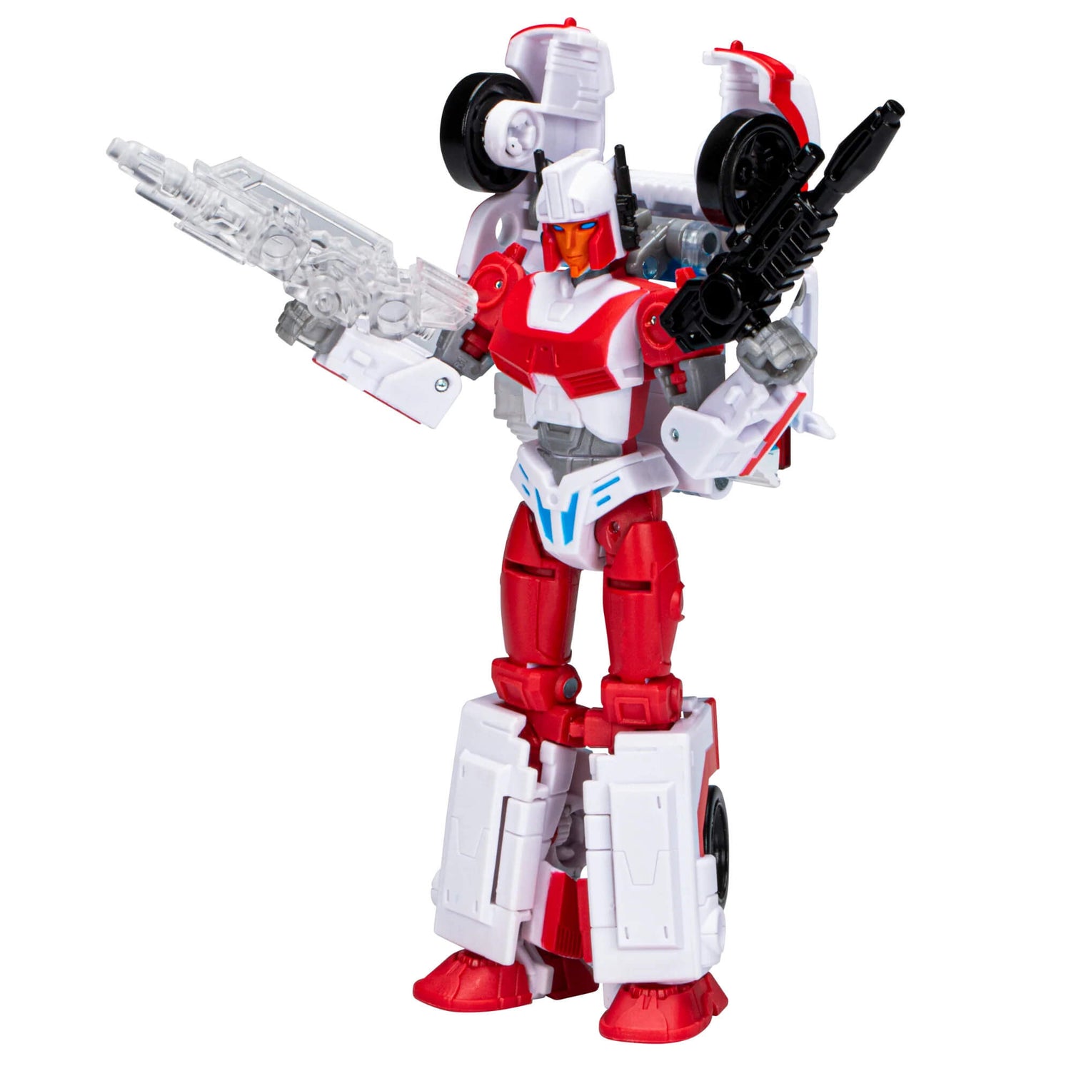 transformers generations legacy deluxe autobot minerva action figure robot mode holding energon rifle and blaster