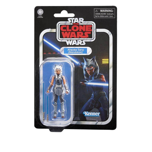 Star Wars Clone Wars The Vintage Collection Ahsoka Tano Mandalore Kenner vintage style card