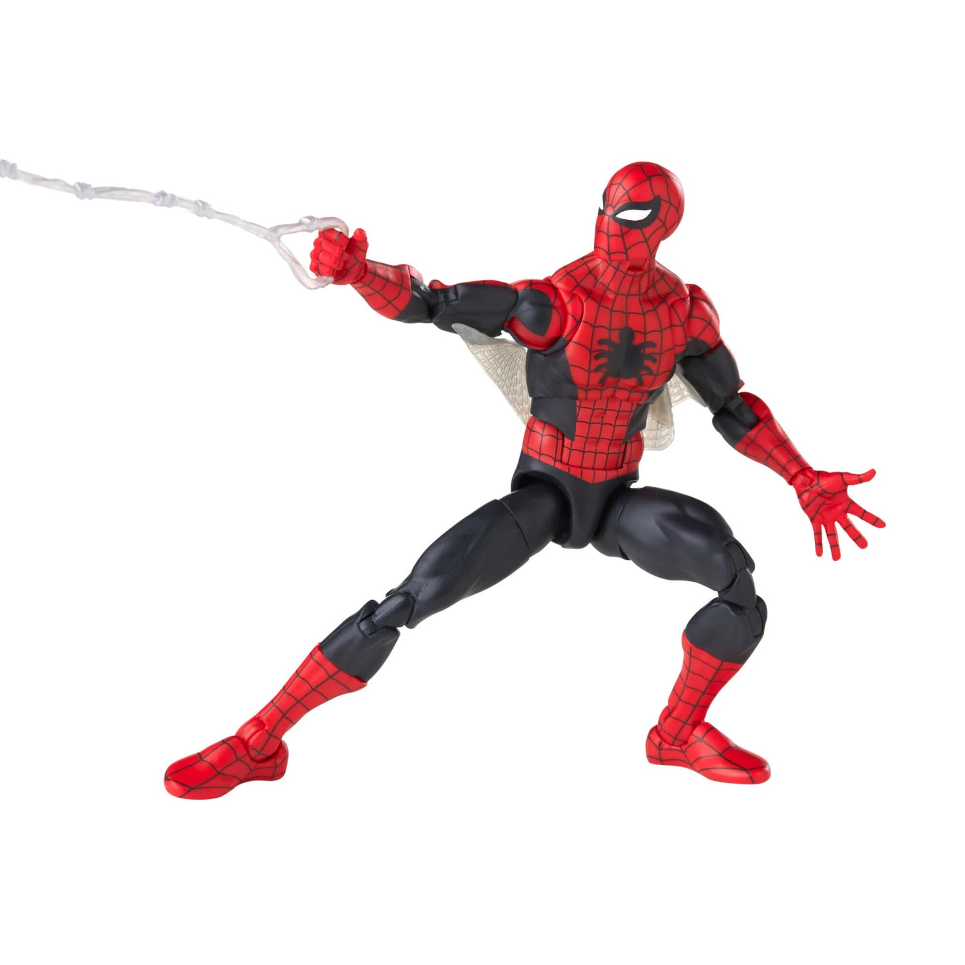 hasbro marvel legends amazing fantasy 15 comic 60th anniversary spider-man figure with web wings