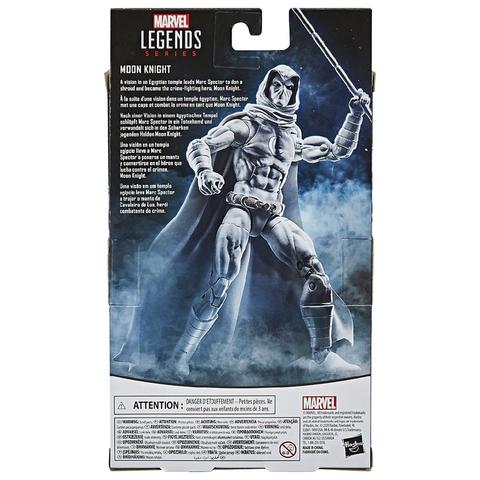 Hasbro Marvel Legends Series Moon Knight(Marc Spector) Walgreens exclusive box package back