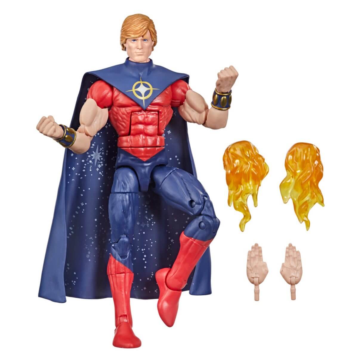 hasbro marvel legends quasar wendell vaughn figure with accessories 2blast effects and 1 extra pair of hands