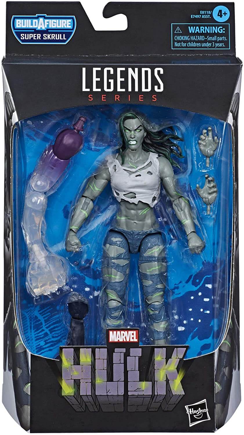 hasbro marvel legends series fantastic four she-hulk  in package