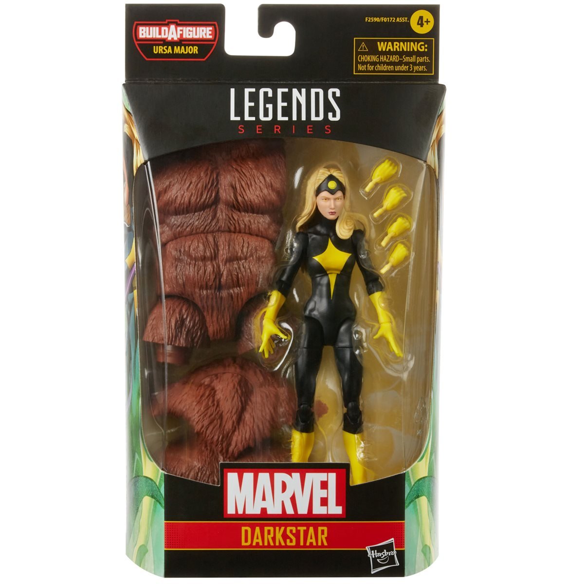 Marvel Legends Ursa Major build a figure wave Comic Darkstar 6-inch figure packaging front