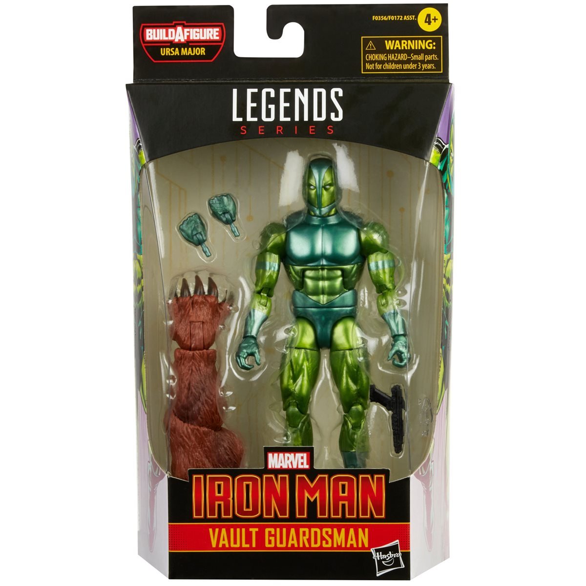 Marvel Legends Ursa Major build a figure wave Comic Guardsman 6-inch figure packaging front