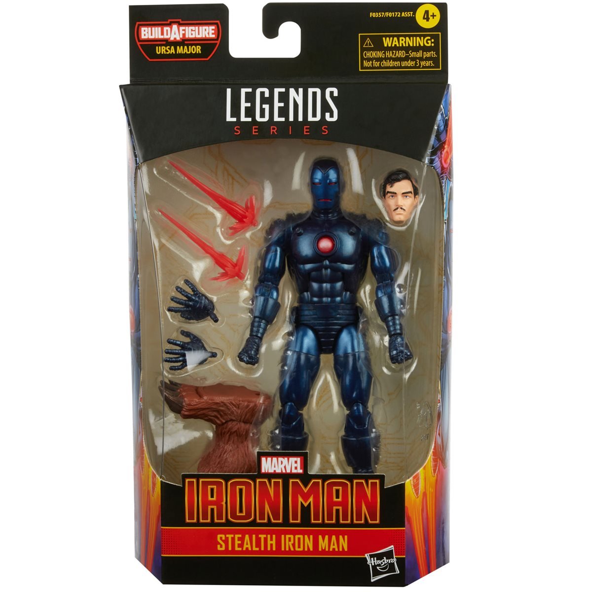 Marvel Legends Ursa Major build a figure wave Comic Stealth Iron Man  6-inch figure packaging front