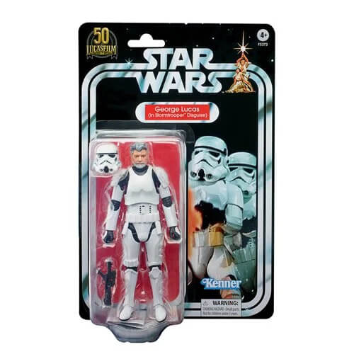 hasbro star wars black series lucasfilm 50th anniversary george lucas stormtrooper disguise carded action figure