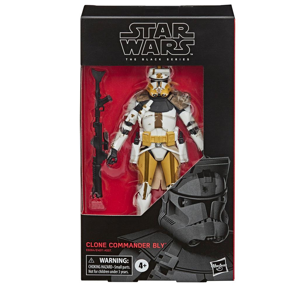Hasbro Star Wars The Black Series Clone Wars Clone Commander Bly box packaging front