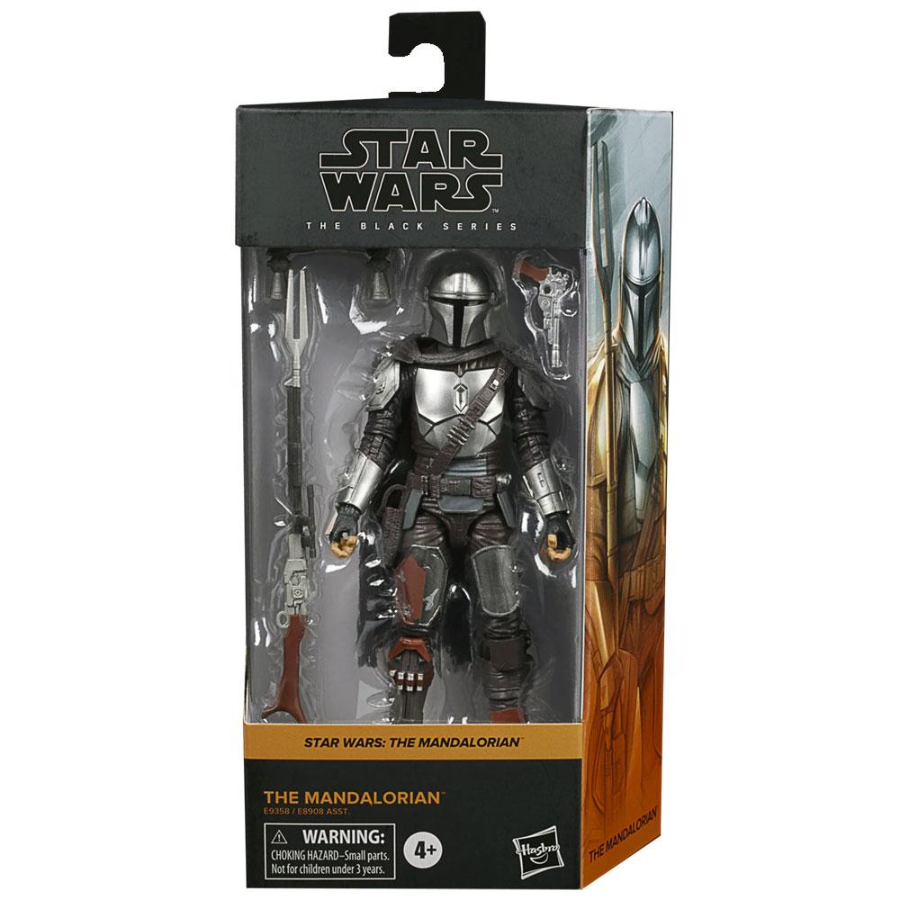 Hasbro Star Wars The Black Series The Mandalorian Beskar Armor figure in package