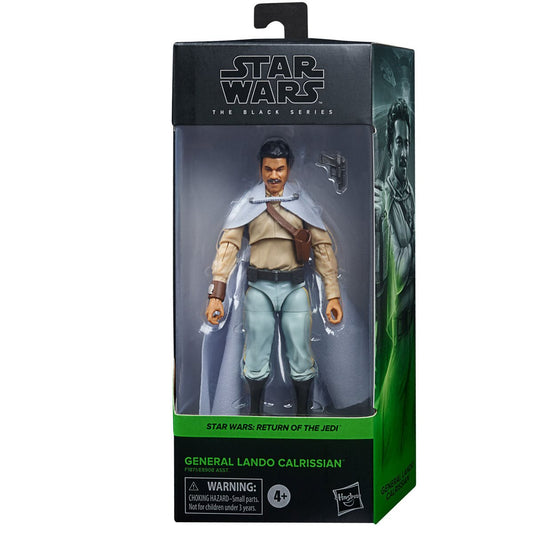 Hasbro Star Wars The Black Series Return of the Jedi General Lando Calrissian figure in box packaging