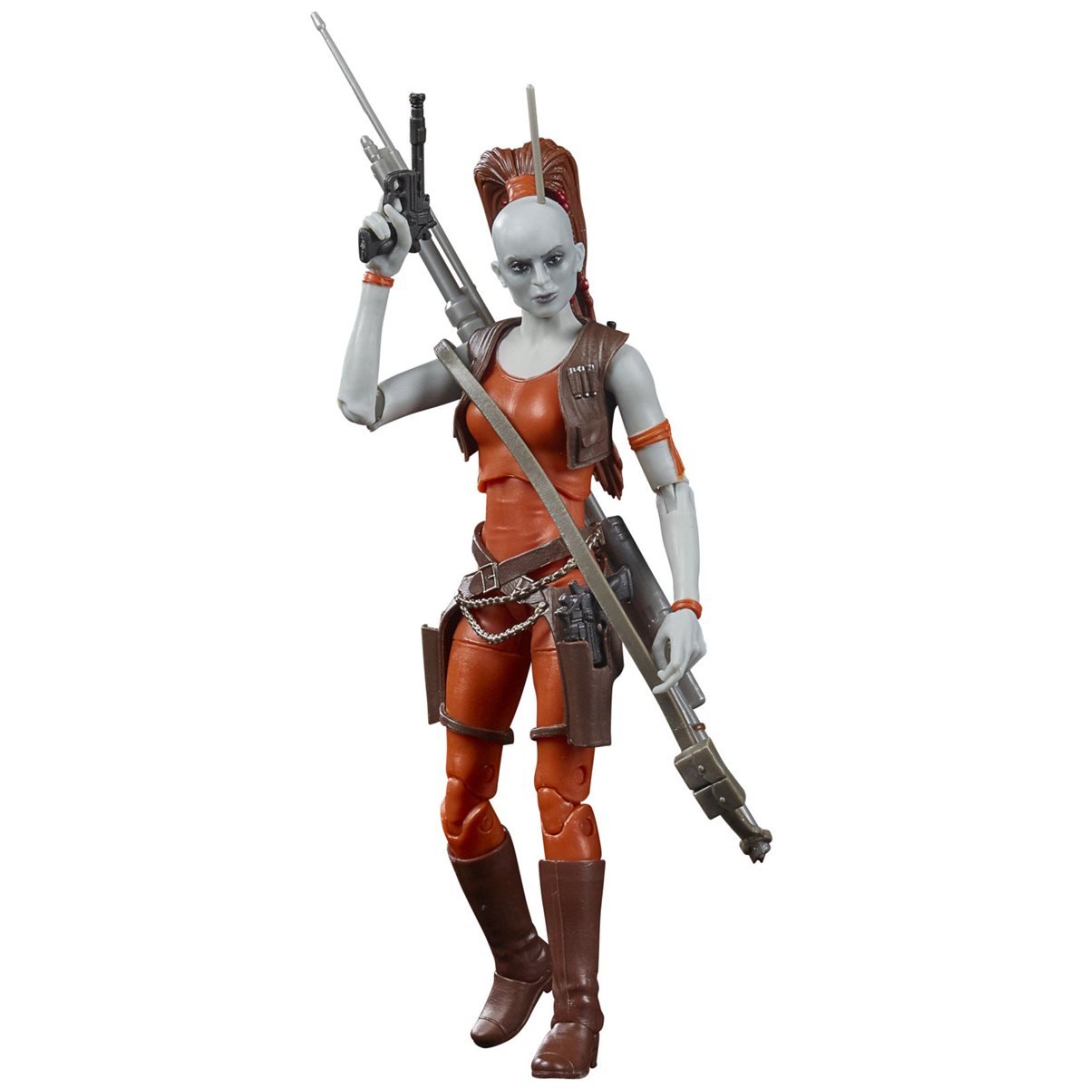 Hasbro Star Wars The Black Series The Clone Wars Aurra Sing figure and accessories