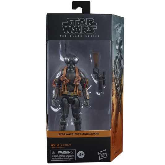 Hasbro Star Wars The Black Series The Mandalorian Q9-0 (Zero) figure in box packaging