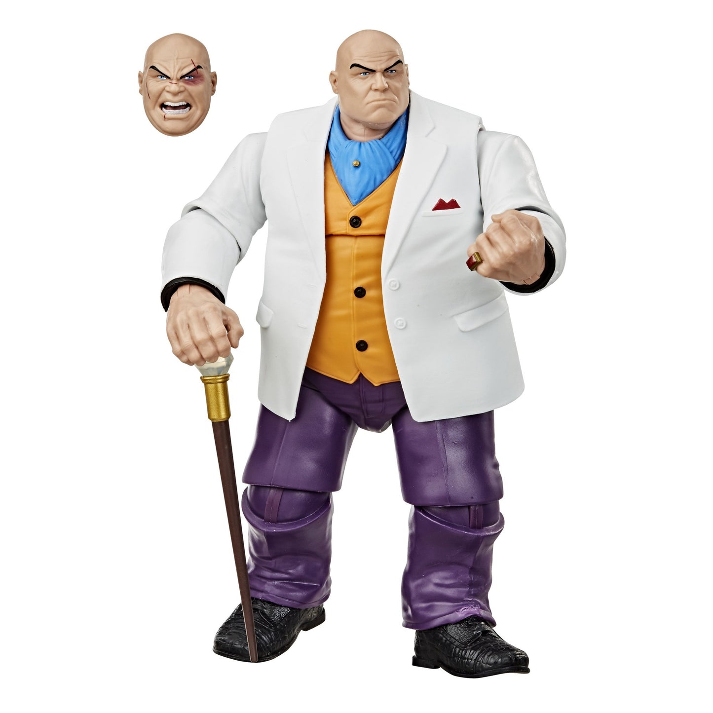 Marvel Legends Retro Collection Wilson Fisk Kingpin figure and accessories