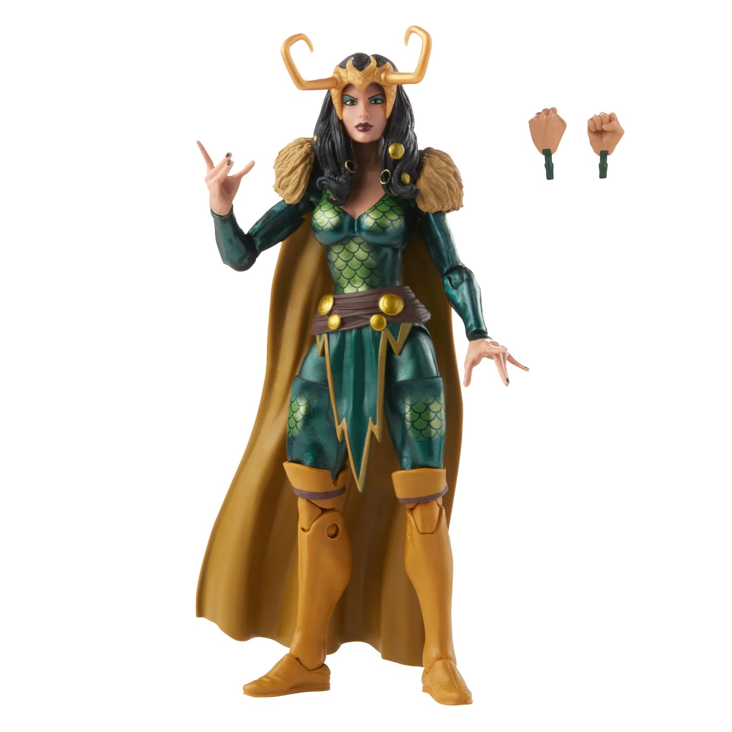 marvel legends series retro agent of asgard lady loki figure with extra set of hands