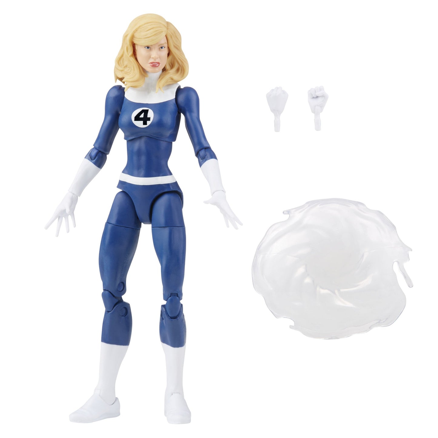 Marvel Legends Series Retro Invisible Woman figure and accessories