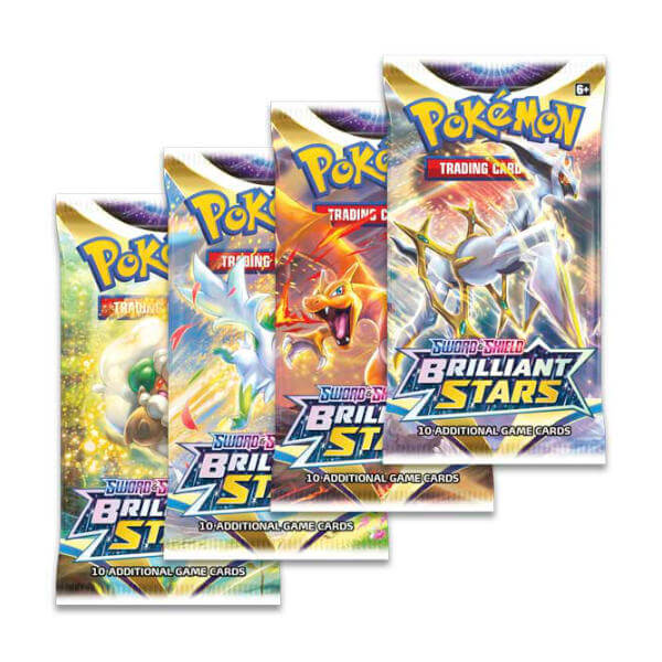 pokemon trading card game sword and shield brilliant stars booster packs