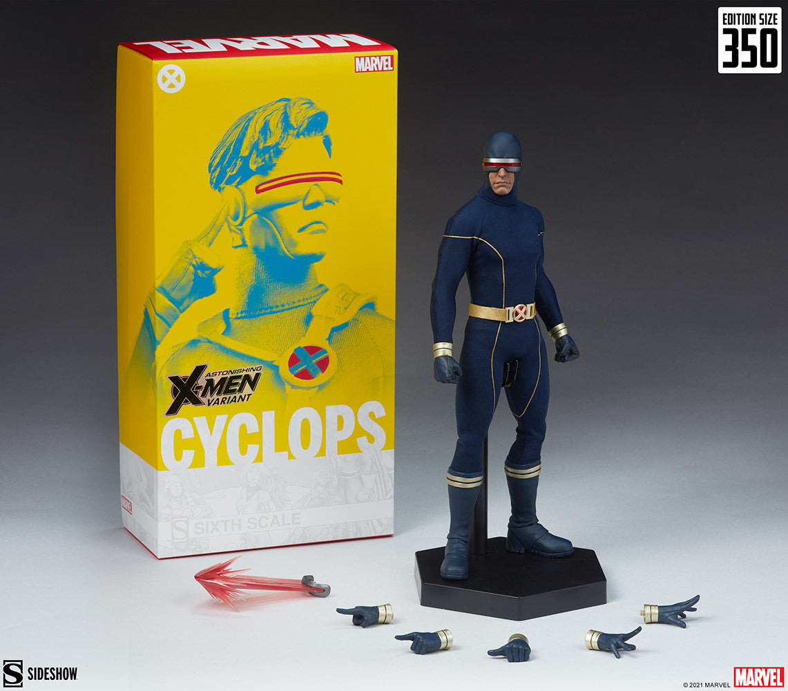 Sideshow Marvel Cyclops Astonishing X-Men One Sixth Scale Figure and accessories Limited Edition 350 pieces