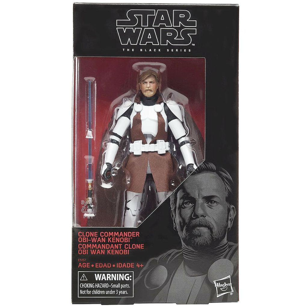 Star Wars The Black Series Clone Commander Obi-Wan Kenobi Box Package
