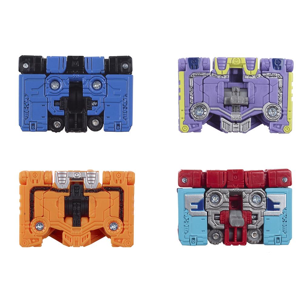 Transformers Generations Selects WFC-GS10 Soundwave Micromaster Spy Patrol giftset(Rumble, Wingthing, Knok, Skar) cassette mode