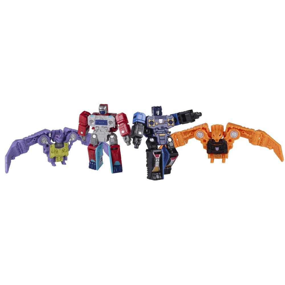 Transformers Generations Selects WFC-GS10 Soundwave Micromaster Spy Patrol giftset(Rumble, Wingthing, Knok, Skar) robot mode